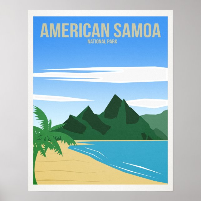 American Samoa National Park Poster (Front)