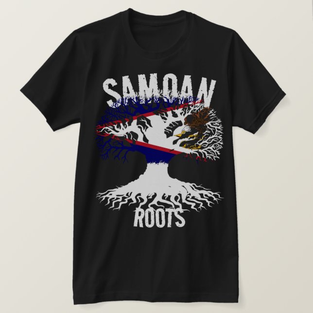 AMERICAN SAMOA ROOTS T-Shirt (Design Front)