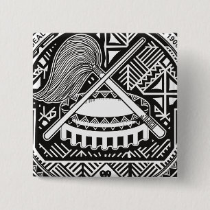 american samoa seal 15 cm square badge