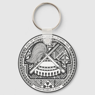 American Samoa Seal Key Ring