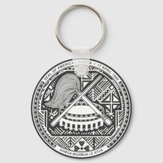 American Samoa Seal Key Ring