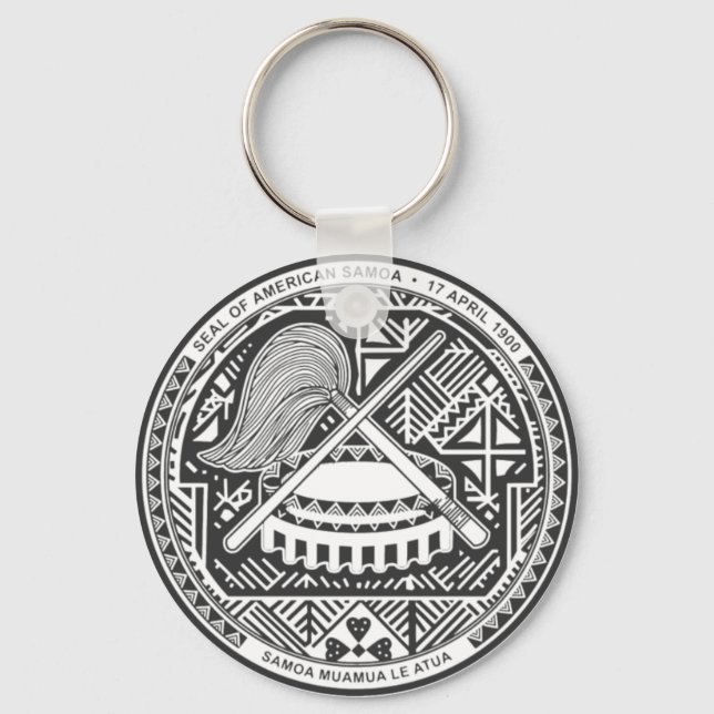 American Samoa Seal Key Ring (Front)