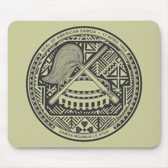 American Samoa Seal Mouse Pad (Front)