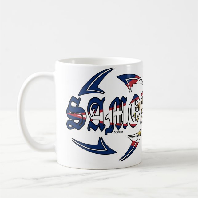 American Samoa Tribal Coffee Mug (Left)