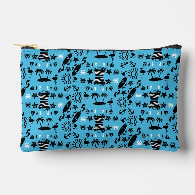 American Sand And Beach Decor Accessory Pouch (Front)