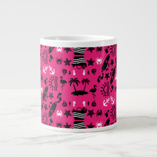 American Sand And Beach Decor Large Coffee Mug