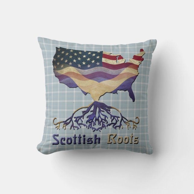American Scottish Ancestry Pillows (Front)