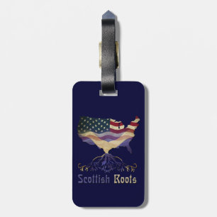 American Scottish Roots Luggage Tag