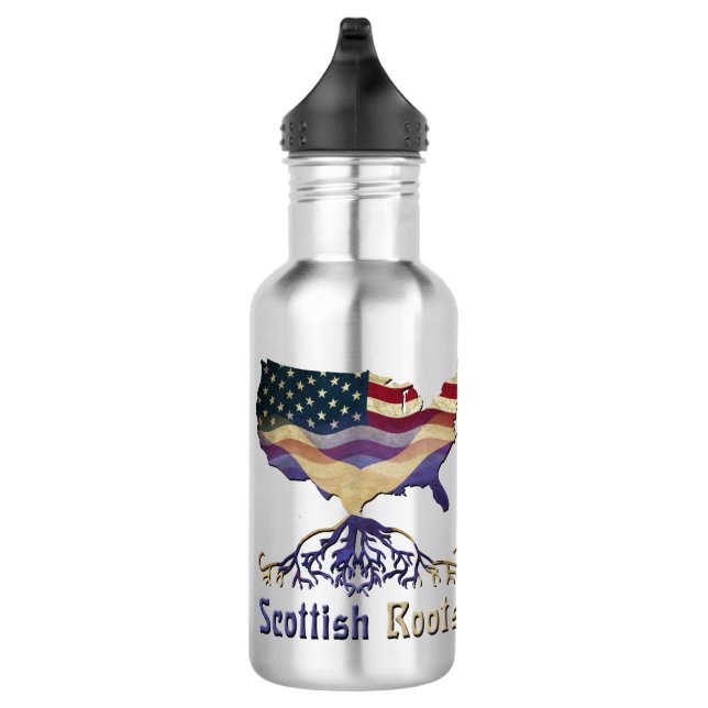 American Scottish Roots Water Bottle (Right)