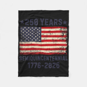 American Semiquincentennial July 4 2026 250 Years Fleece Blanket