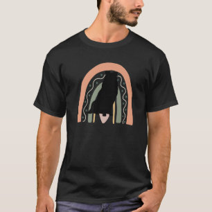 American Sheperd Dog With Rainbow T-Shirt