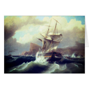 American Ship in Distress 1841