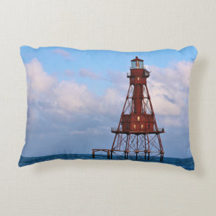 American Shoal Lighthouse, Florida Accent Pillow