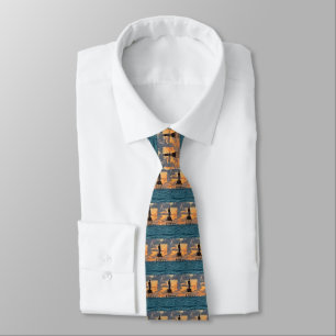 American Shoal Lighthouse Florida Keys Mens Tie