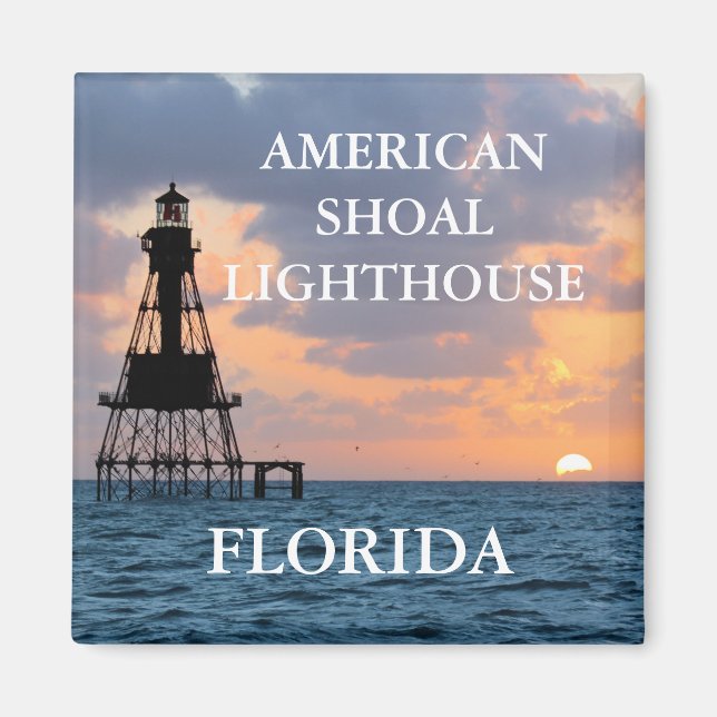 American Shoal Lighthouse, Florida Magnet (Front)