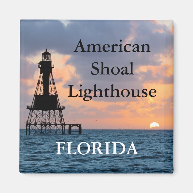 American Shoal Lighthouse, Florida Magnet (Front)