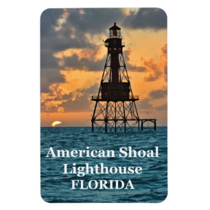 American Shoal Lighthouse, Florida Photo Magnet