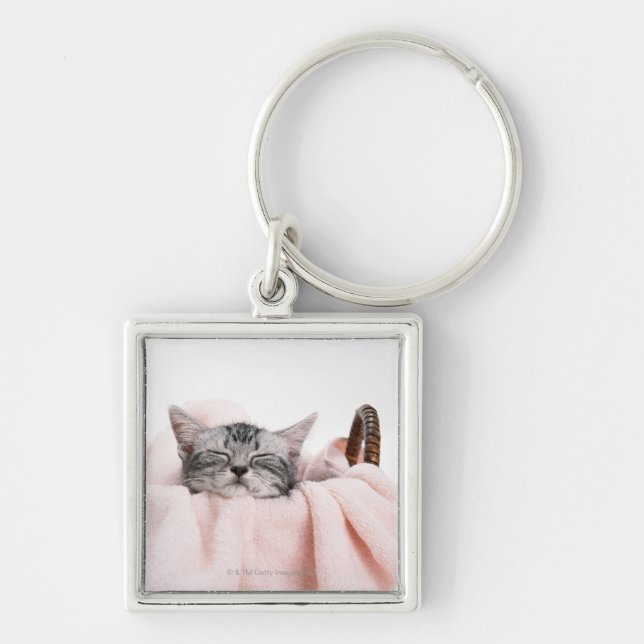 American Shorthair Cat Key Ring (Front)