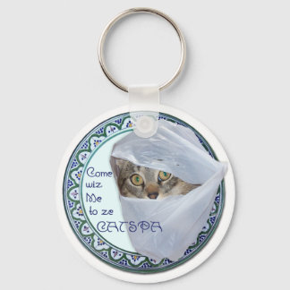 American Shorthair - Cat Spa, Yes! Key Ring