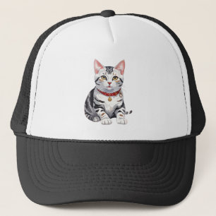 American Shorthair Happy Trucker Hat