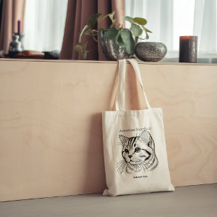 American Shorthair Portrait Tote Bag