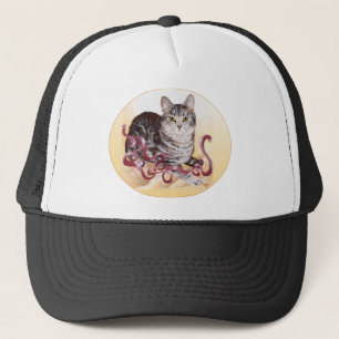 American Shorthair Tabby Cat Trucker Hat