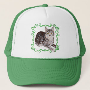 American Shorthair Tabby Cat Trucker Hat