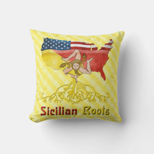American Sicilian Roots Cushion