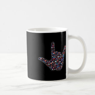 American Sign Language 4th Of July  Coffee Mug