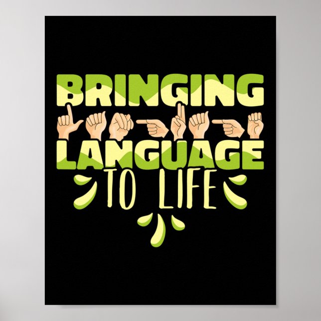 American Sign Language Asl Bringing Language To Li (Front)