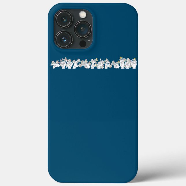 American Sign Language ASL Psychologist  Case-Mate iPhone Case (Back)