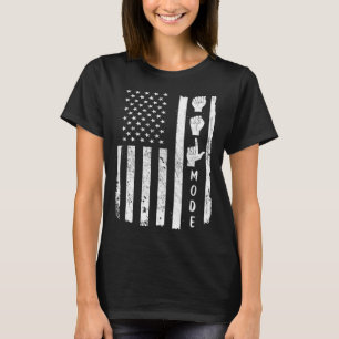 American Sign Language ASL USA Flag T-Shirt