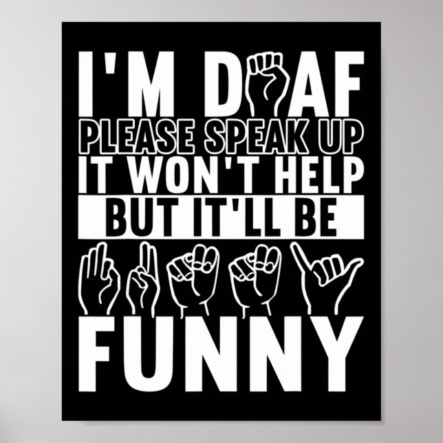 American Sign Language Deaf Awareness 10  (Front)