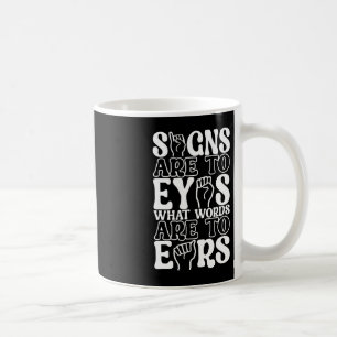 American Sign Language Deaf Awareness 12 Coffee Mug