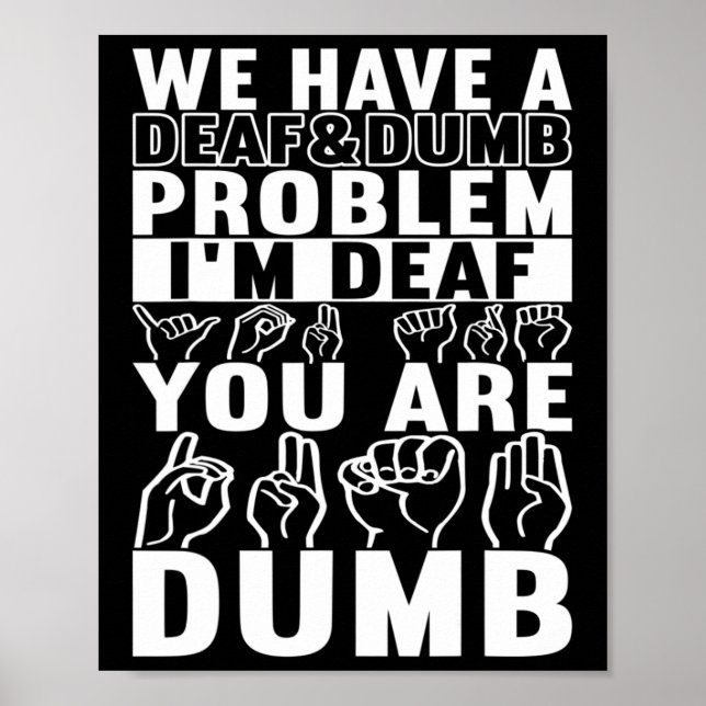American Sign Language Deaf Awareness 16  (Front)