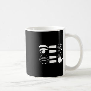 American Sign Language Deaf Awareness 6 Coffee Mug