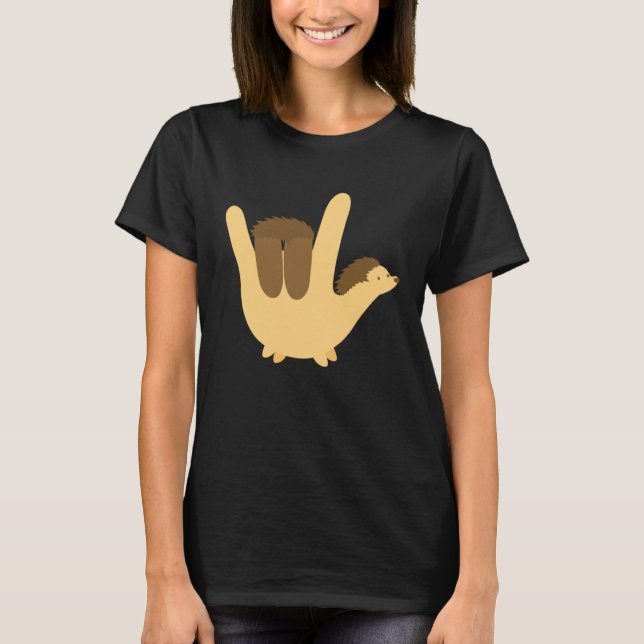 American Sign Language I Love You Valentines  Kid T-Shirt (Front)