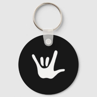 American Sign Language Love Asl Deaf Awareness Key Ring