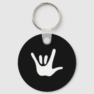 American Sign Language Love ASL Deaf Awareness  Key Ring