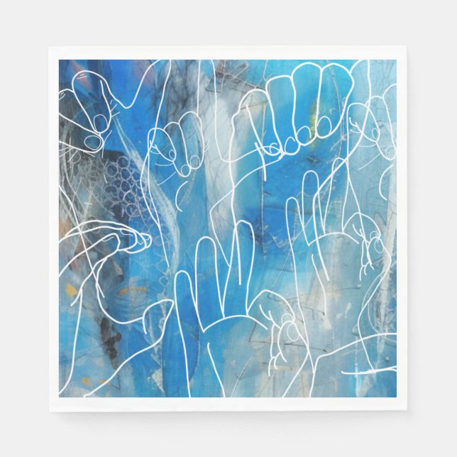 American Sign Language Napkin (Front)