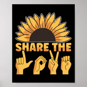 American Sign Language Share The Love Awareness As