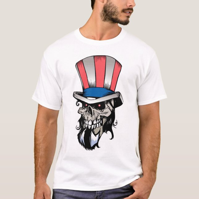 American Skull T-Shirt (Front)