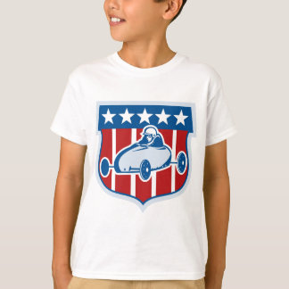 American  Soap box derby car with stars and stripe T-Shirt