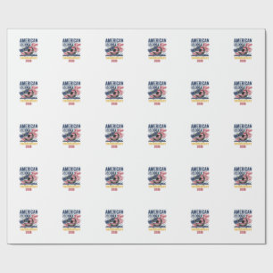 American Soccer Fan Tournament 2026 Vintage Shirt Wrapping Paper