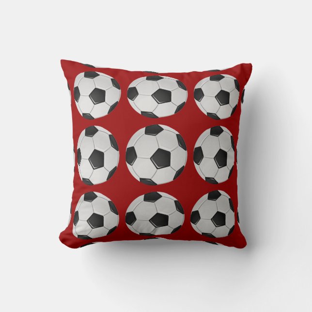 American Soccer or Association Football Ball Cushion (Front)