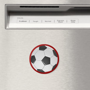 American Soccer or Association Football Ball Magnet