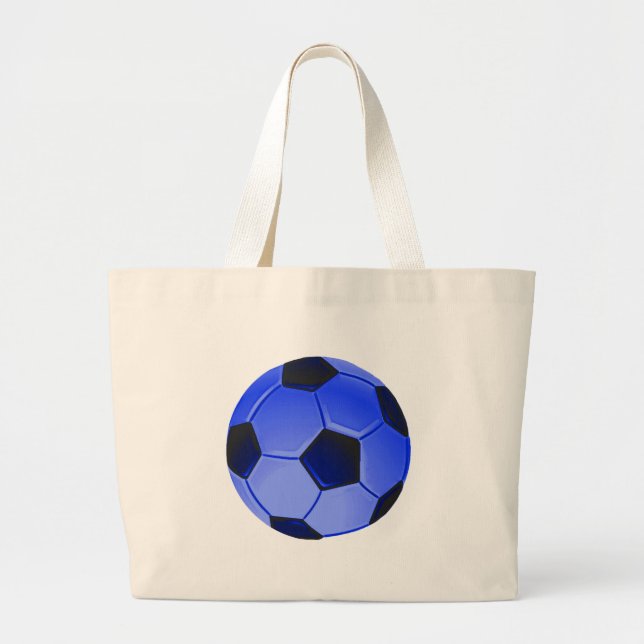 American Soccer or Association Football Large Tote Bag (Front)