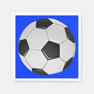 American Soccer or Association Football Napkin