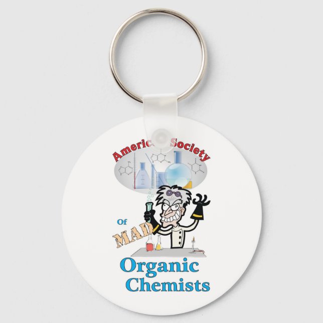 American Society of Mad Organic Chemists Key Ring (Front)