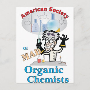 American Society of Mad Organic Chemists Postcard